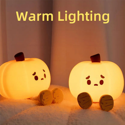 Soft Silicone Pumpkin Nightlight