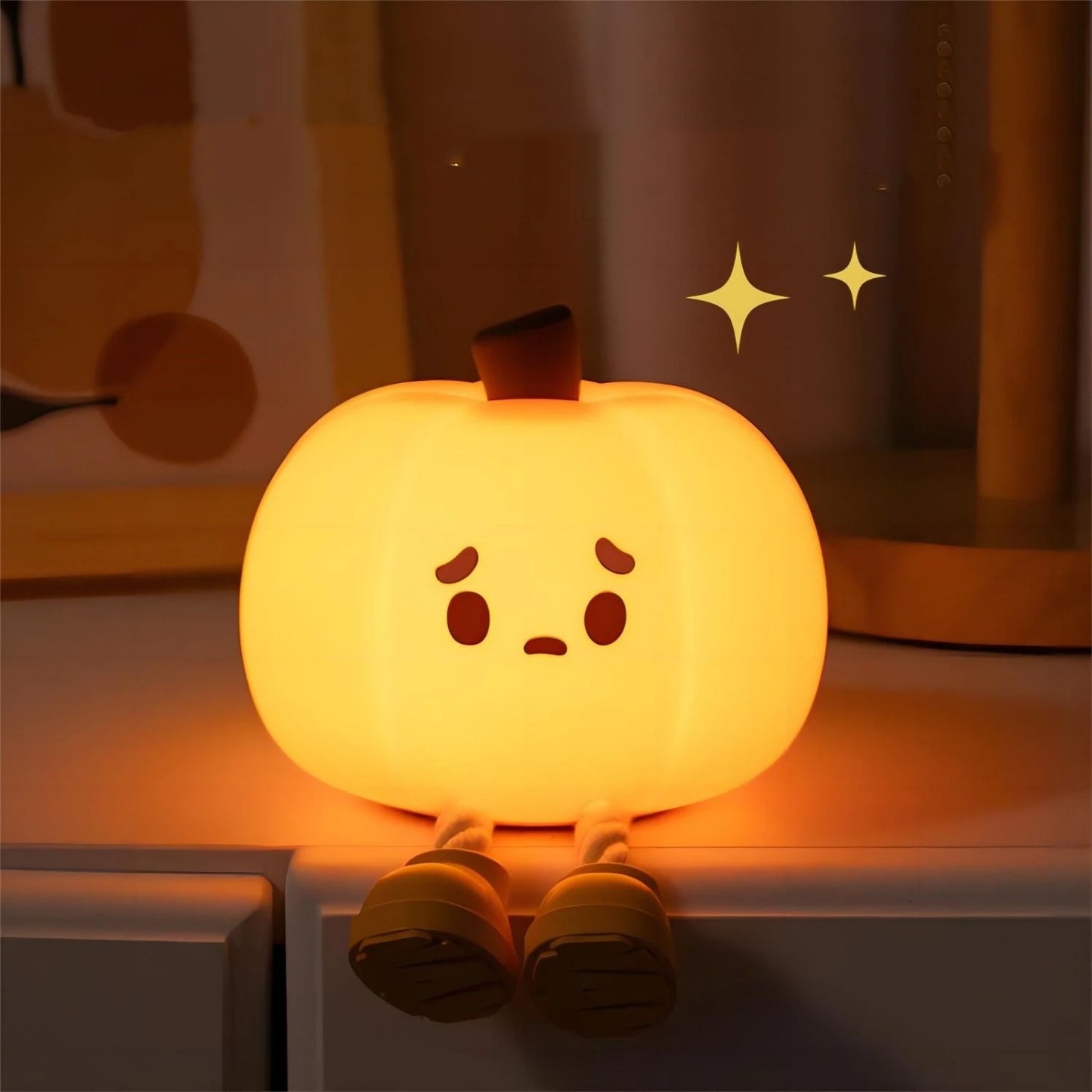 Soft Silicone Pumpkin Nightlight