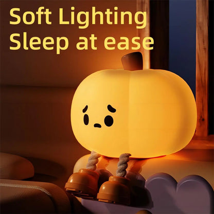 Soft Silicone Pumpkin Nightlight